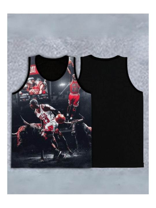 Maieu pentru bărbați Jordan Bulls Kp4714-negru