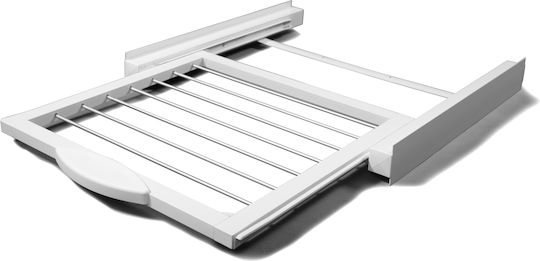 Roller Kappatos 00868 Base For Washer/Dryer made of Aluminum with Drawer 60x60εκ. White 1pcs