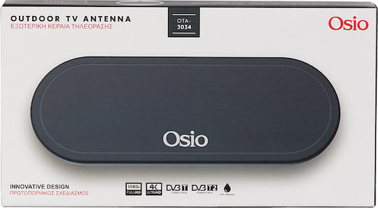 Osio OTA-3034 Outdoor TV Antenna (Does not Require Power Supply) Black