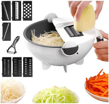 Inox Vegetable & Fruit Grater with Container 22x11cm