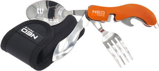 Neo Tools Knife Orange in Sheath