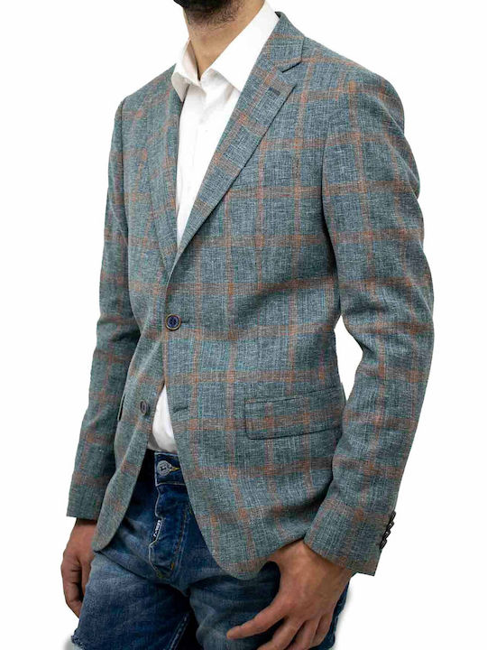 Men's Checkered Blazer ARTISTI ITALIANI (13562/S02) - GREY