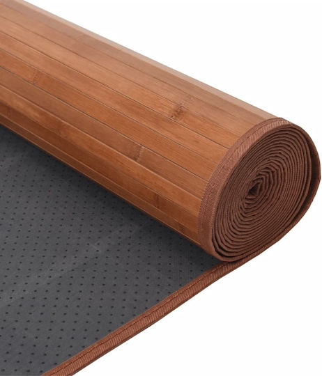 vidaXL Αντιολισθητικό Χαλί Διάδρομος Καφέ 70x200cm