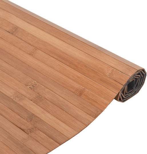 vidaXL Rutschfest Teppich Rechteckig Synthetisch,Polyester/Cotton/Leather Bamboo