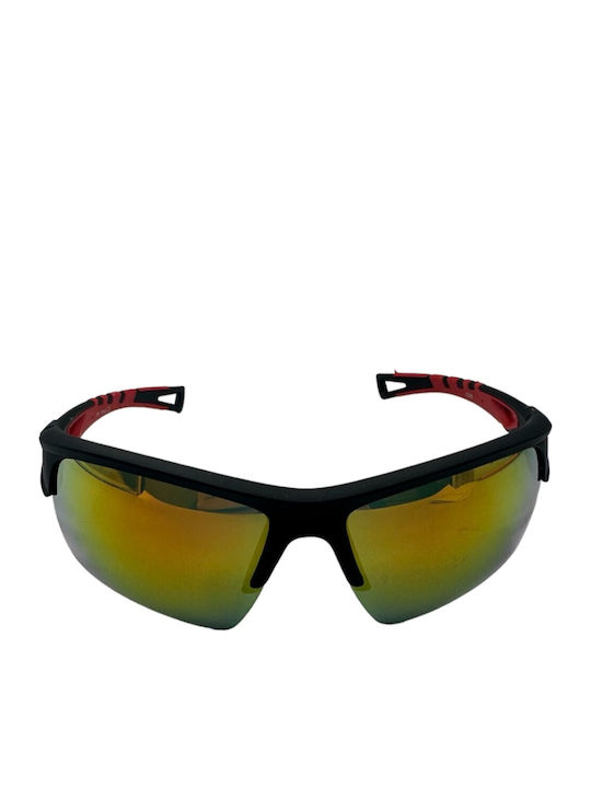 V-store Sunglasses Μαύρα with Acetate Frame & Multicolour Lens V-store Sunglasses Μαύρα with Acetate Frame & Multicolour Lens