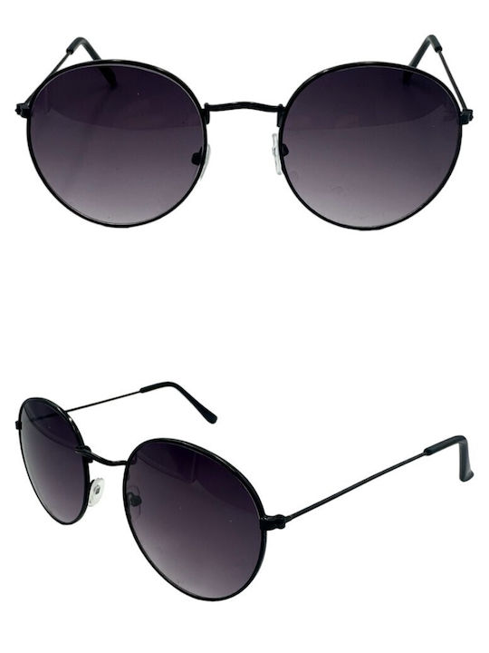 V-store Unisex Sunglasses with Black Metal Frame and Black Gradient Lens 10068-02