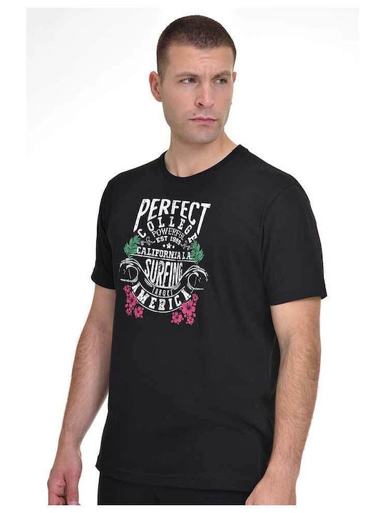 T-shirt Μαύρο