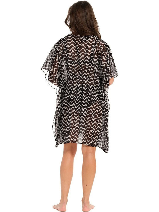 Pastunette Beach Poncho Beach 66241-250-2-999 Black