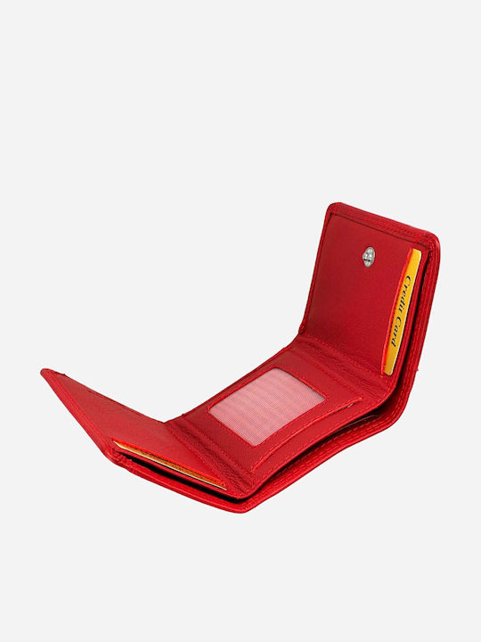 Small Leather Women's Wallet Classic Red