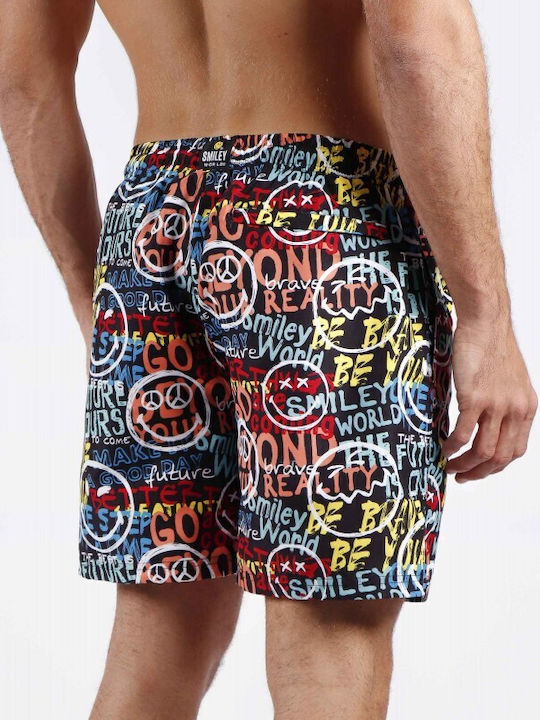 Admas Men's Swimwear Shorts Multicolour with Patterns