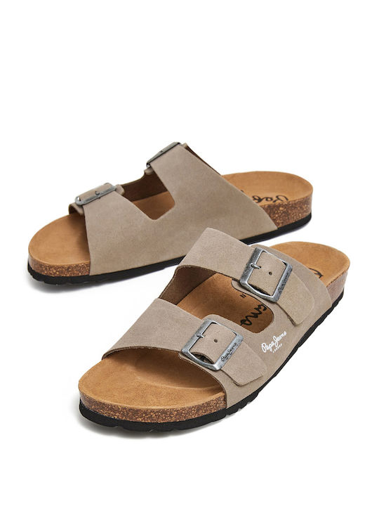 Pepe Jeans Herrensandalen in Gray Farbe