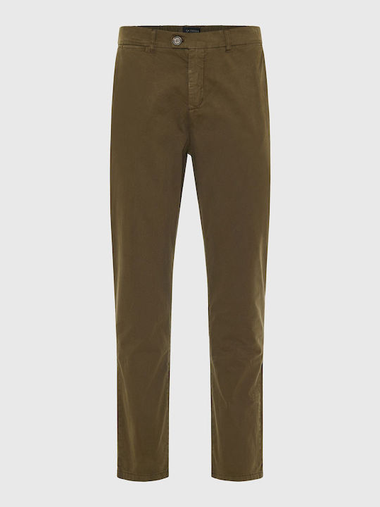 Trousers Chino in Tapered Line Khaki