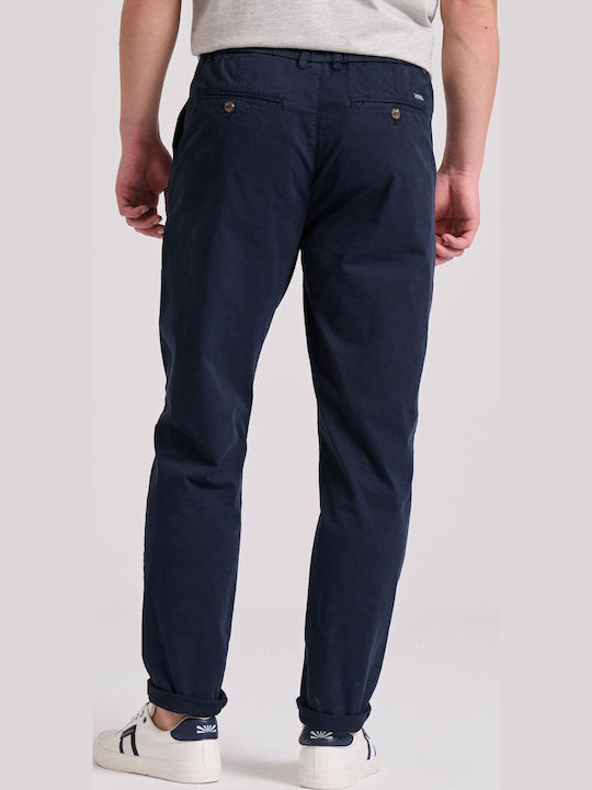 Trousers Chino in Tapered Line Navy Blue