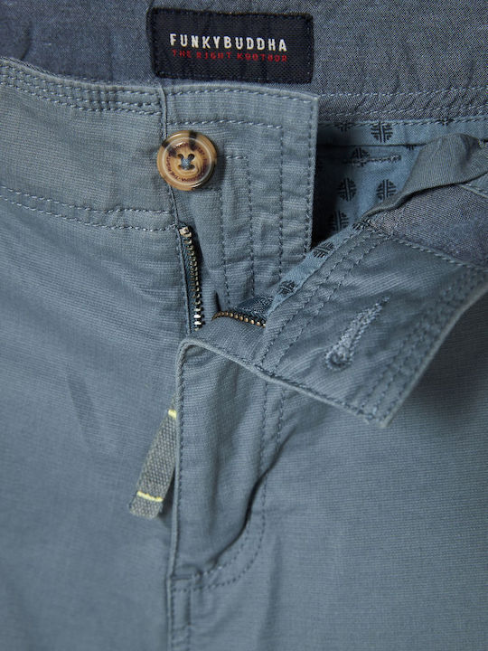Trousers Cargo Elastic in Loose Fit Stormy Blue