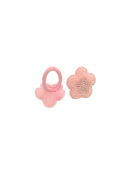 Little Flowers Kids Hair Ties Set 2pcs 6688021138672