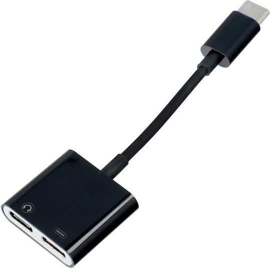 Convertor USB-C feminin în USB-C feminin 1buc