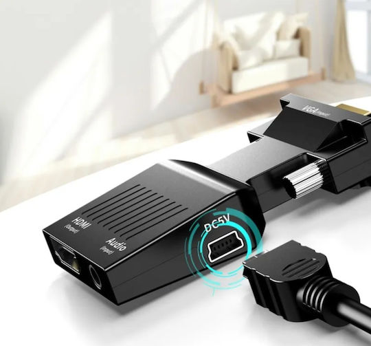 Convertor VGA HDMI 3.5mm Masculin În VGA HDMI 3.5mm Feminin 1 Bucată ZE1HD33QWS8