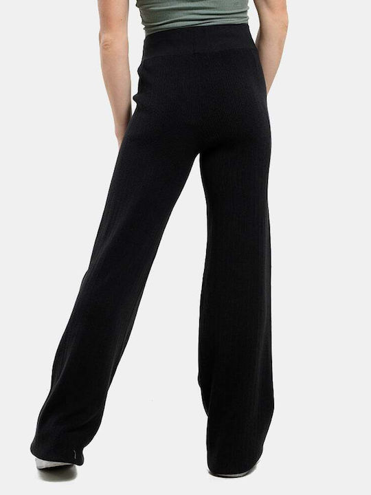 Calvin Klein Pantaloni de trening pentru femei cu cauciuc Ck Black