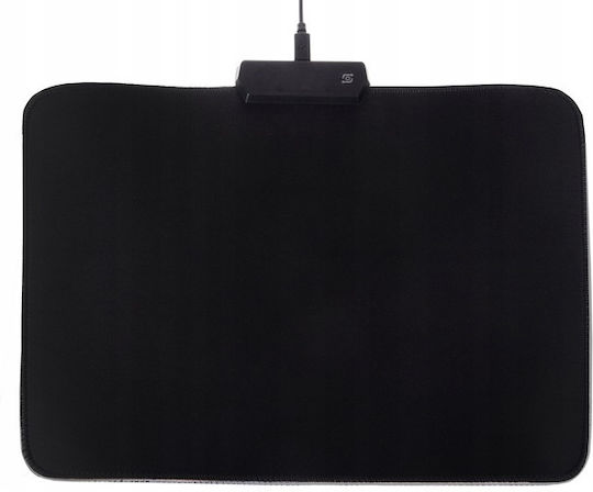 ZY11253QWS41 Gaming Mauspad Medium (350mm) mit Handgelenkstütze Schwarz
