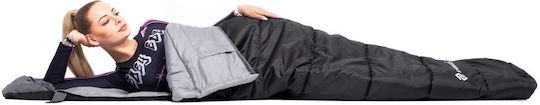 Springos Schlafsack Einzeln Black And Gray