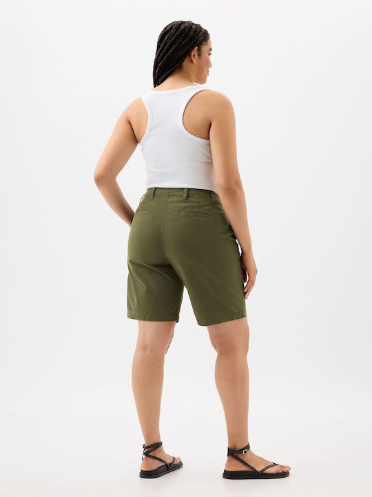 Downtown Γυναικεία Αθλητική Βερμούδα army jacket green
