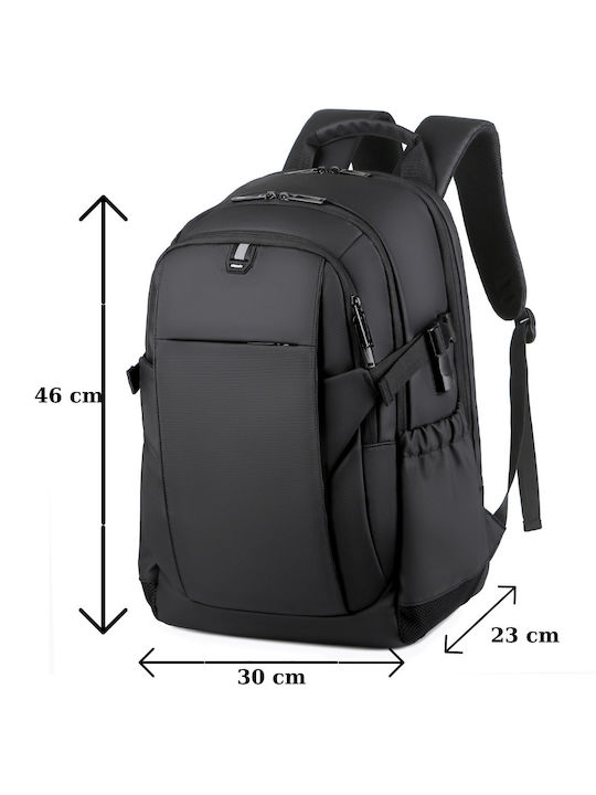 Τσάντα για Laptop 15" με Θύρα USB σε Μαύρο χρώμα