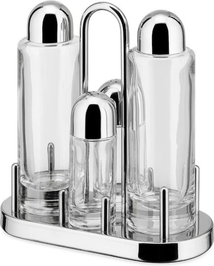 Alessi Комплект със Сол и Пипер от Неръждаема Стомана със Струя