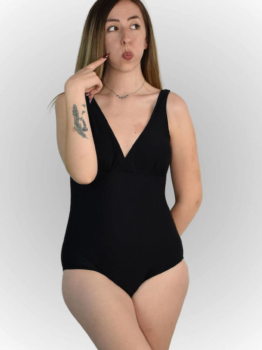 Esthisis One-Piece Swimsuit with Padding Black