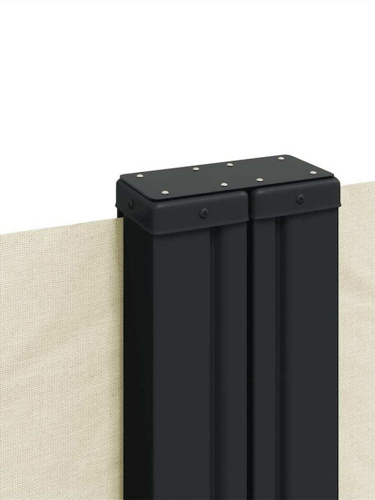 vidaXL Terrace Sideway Sunshade Roller Beige 1.6x10cm
