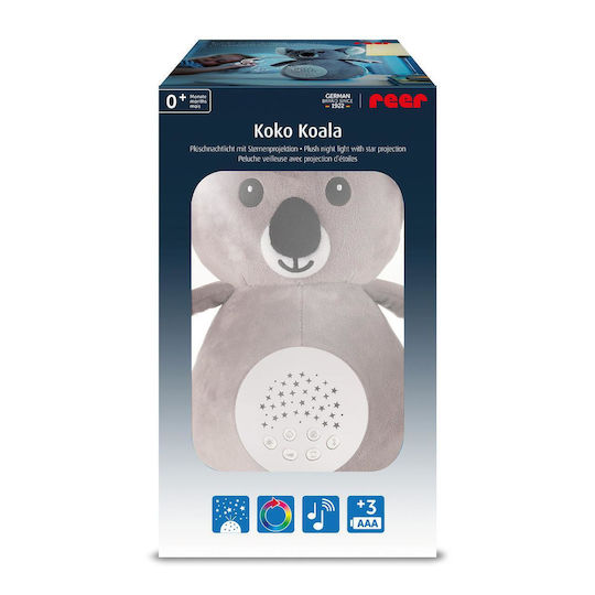 Reer Lumini LED Lămpi De Masă Pentru Copii Proiector Koko Koala Roșu Reer Lumini LED Lămpi De Masă Pentru Copii Proiector Koko Koala Roșu