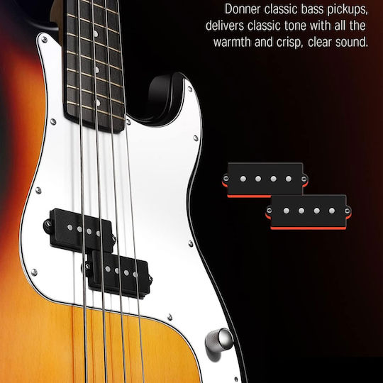 Donner Elektrischer Bass
