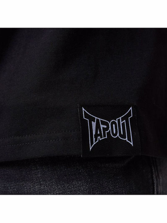 Tapout Herren T-Shirt Kurzarm Schwarz