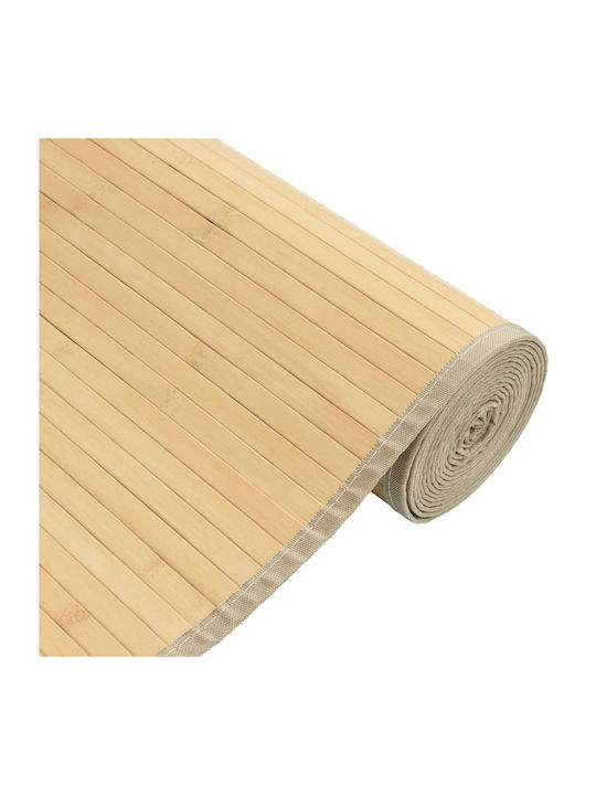vidaXL Kitchen Mat Runner with Anti-slip Underlay Natural - 80x300εκ.