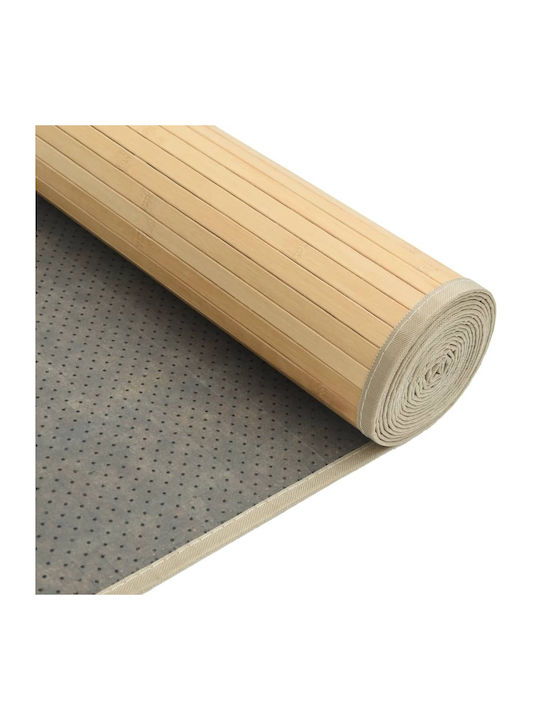 vidaXL Kitchen Mat Runner with Anti-slip Underlay Natural 80x200εκ.