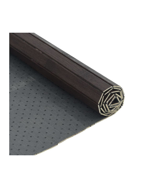 vidaXL Kitchen Mat Runner with Anti-slip Underlay Dark Brown 70x300εκ.
