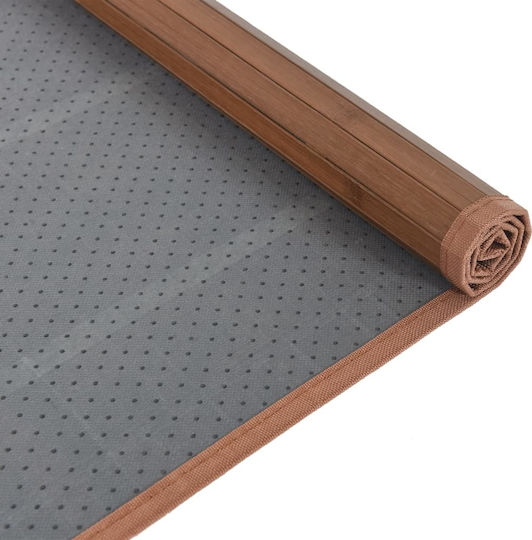 vidaXL Kitchen Mat Runner with Anti-slip Underlay Coffee 80x100εκ.