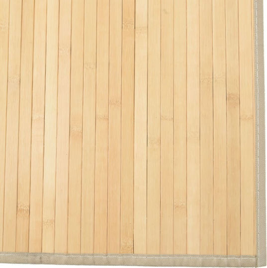vidaXL Kitchen Mat Runner with Anti-slip Underlay Beige 80x400εκ.