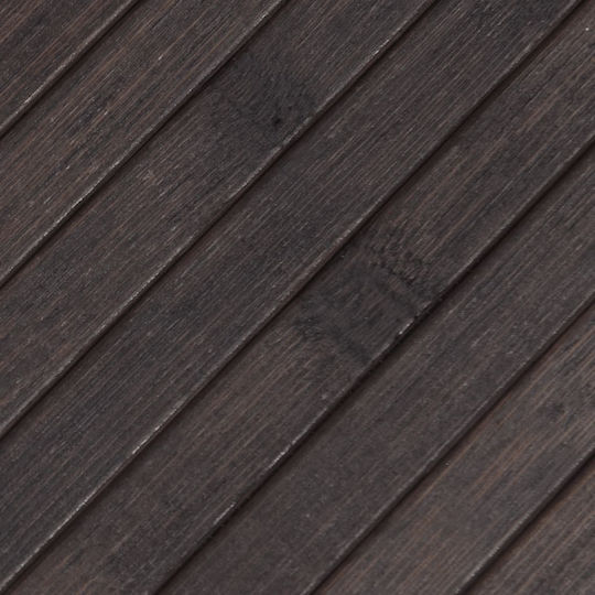 vidaXL Rotund Covoraș de Bucătărie cu Suport Antiderapant Dark Brown 70εκ.