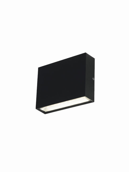 Fos me Στεγανό Επιτοίχιο Εξωτερικό Φωτιστικό LED 6W 4000K