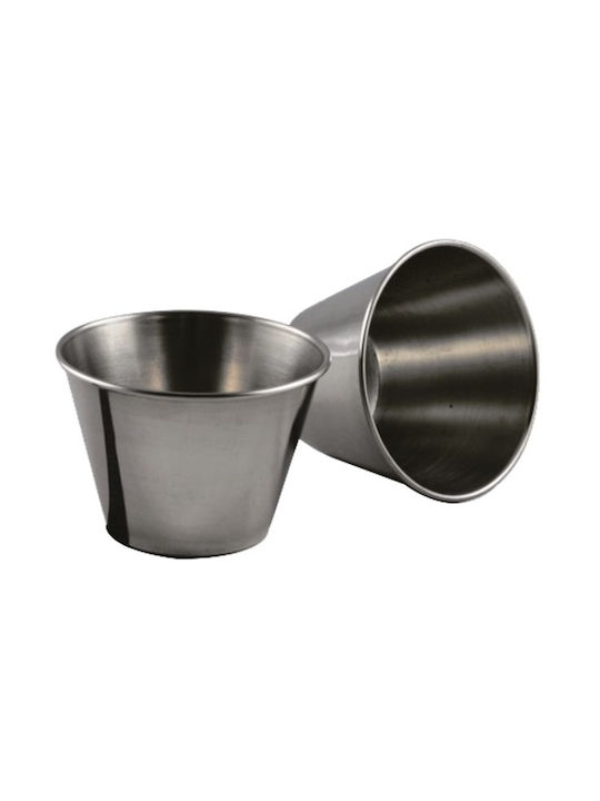 Salvinelli Crecar Backform Creme Karamell Rostfreier Stahl 8x8cm 6cm