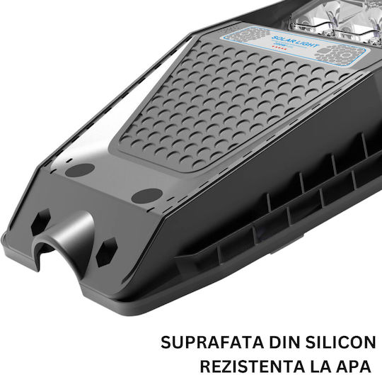 Lampă Solară Stradală 300W 2136lm Alb Rece 6000K cu Senzor de Mișcare și Telecomandă IP67 75cmx30cmx7cmcm