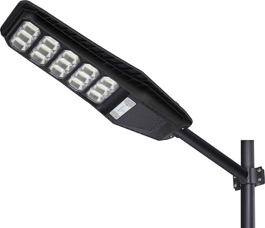 Lampă Solară Stradală 300W 2136lm Alb Rece 6000K cu Senzor de Mișcare și Telecomandă IP67 75cmx30cmx7cmcm