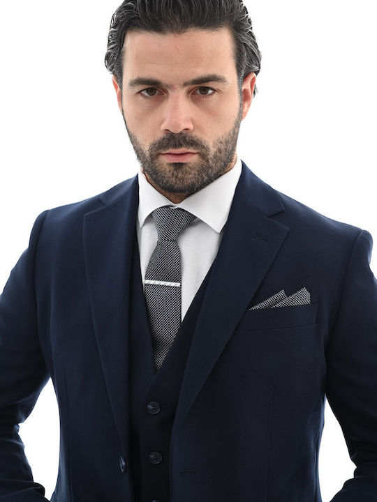 Vestă de costum pentru bărbați Italian Job 821421 02 V albastră