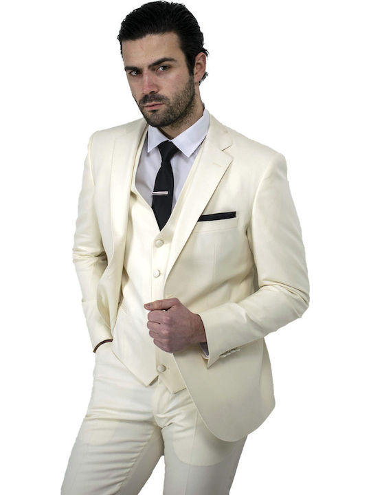 Men's Suit Vest Wedding Artisti Italiani 11573 S02 V Light Grey