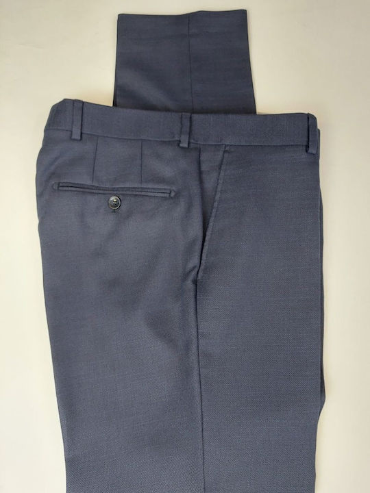 Men's Suit with Vest Blue