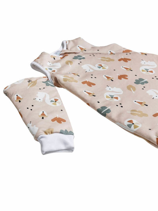 Tender Spring Sleeping Bag Marble 1 Tog Squirrel Nude with Detachable Sleeves