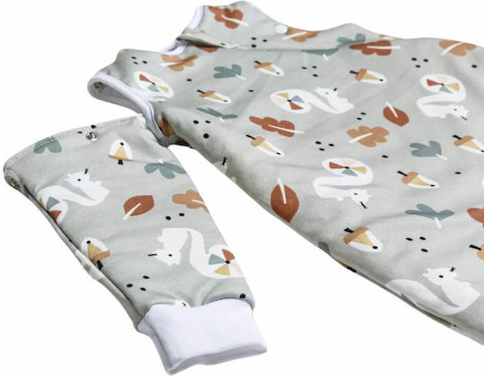 Tender Spring Sleeping Bag 1 Tog Marble, Mint Tender with Detachable Sleeves