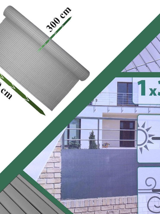 Strend Pro Καλαμωτή Πλαστική με Ολόκληρο Καλάμι 1x3m