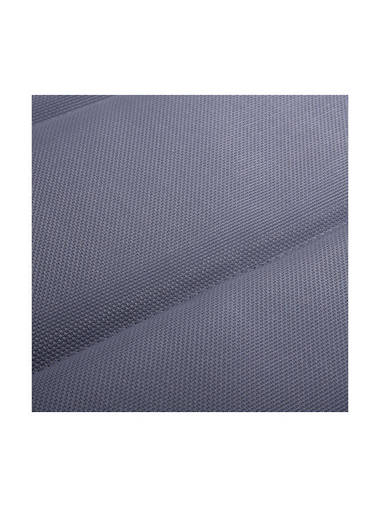 HomeMarkt Waterproof Sunbed Cushion with Backrest Milos-Creta Gray