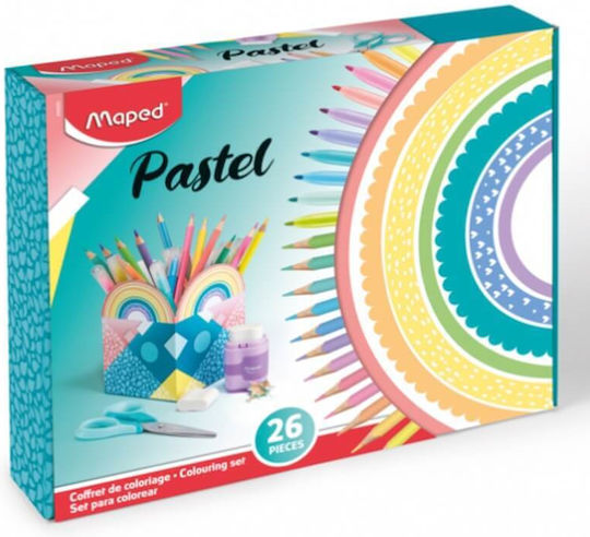 Maped Seturi De Colorat În Cazul În Care 26 Bucăți
